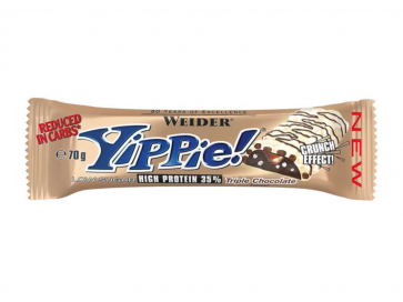 Weider YIPPIE! Riegel Triple Chocolate 12 x 70g  (MHD 09/19) 