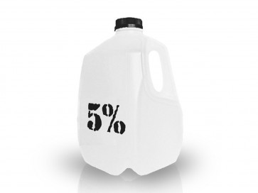 Rich Piana 5% Nutrition Jug 1 Gallon (3.78 Liters) Drink Container Schwarz