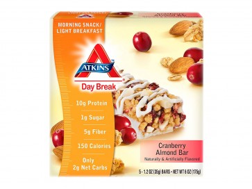 Atkins Day Break Bars Cranberry Almond