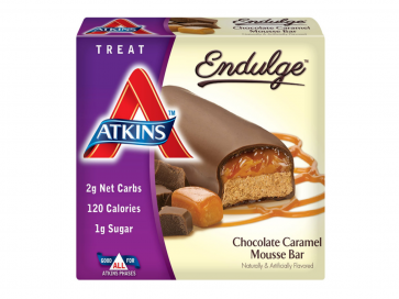Atkins Treat Endulge Bars Chocolate Caramel Mousse