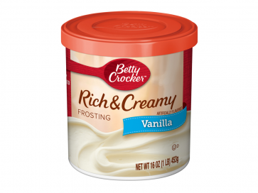 Betty Crocker Rich & Creamy Vanilla Frosting 1 lbs
