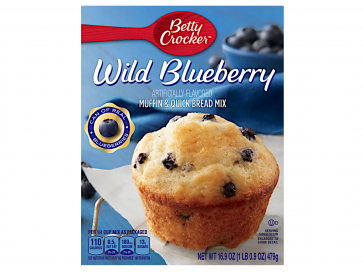 Betty Crocker Wild Blueberry Muffin and Quick Bread Mix 16.9 oz