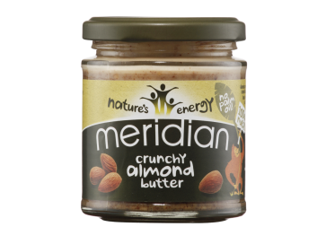 Meridian Foods crunchy almond butter