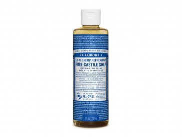 Dr. Bronner's Pure Castile Liquid Soap Peppermint 8 fl oz