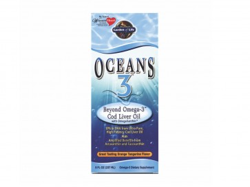 Garden of Life Oceans 3 Beyond Omega-3 Cod Liver Oil