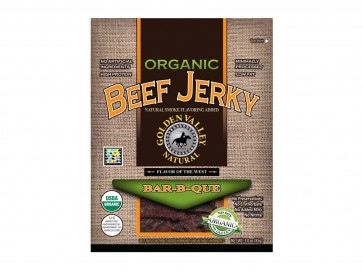 Golden Valley Natural Organic Beef Jerky Bar-B-Que 3oz