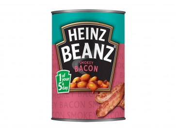 Heinz Smokey Bacon Beanz 390g