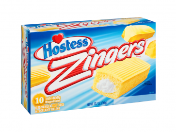 Hostess Zingers Iced Vanilla Cakes