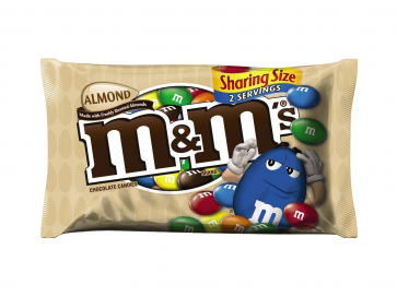 M&M's Almond Chocolate Candy Bag 2.83 oz