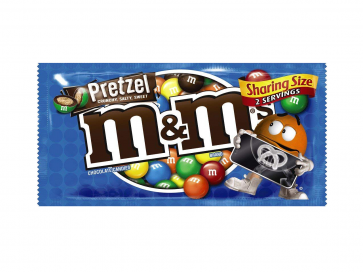 M&M's Pretzel Chocolate Candy Bag 2.83 oz