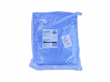 Schutzkittel zum Schutz vor Infektionen mit Trikotbündchen & PE-Vollbeschichtung 10 St. (139 x 139 cm, blau)