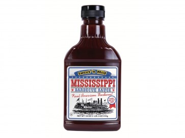 Mississippi BBQ Sauce Sweet'n Mild 18 oz