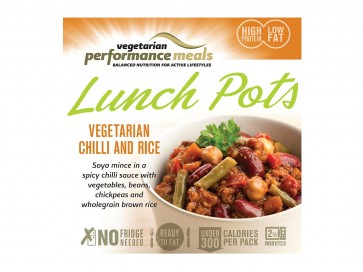 Performance Meal Vegetarian Chilli and Rice Lunch Pot