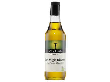 Meridian Foods Organic Extra Virgin Olive Oil Cold Pressed and Unrefined