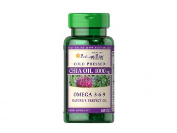 Puritan's Pride Omega 3-6-9 Chia Seed Oil 1000 mg