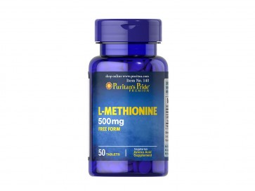 Puritan's Pride L-Methionine 500 mg