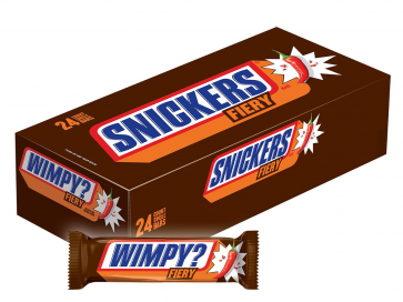 Snickers Fiery Chocolate Candy Box (24 x 1.82 oz)