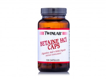 Twinlab Betaine HCL Digestive Aid with Pepsin