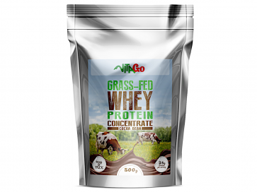 Vita-Go Grass-Fed Whey Protein, Cocoa Bean 500g