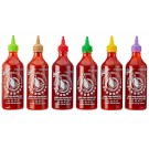 Flying Goose Sriracha Chilisauce with 6 Flavours, 6er Pak (6 x 455 ml)